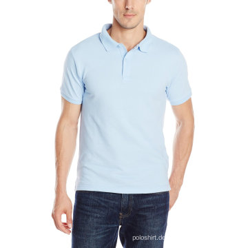 Herren Einzelhandel Custom Pique Stoff Uniform Polo-Shirt